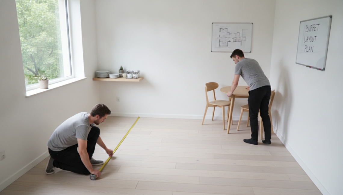 découvrez des conseils pratiques pour préparer l'installation d'un buffet dans un petit espace et optimiser votre aménagement intérieur avec style et efficacité.