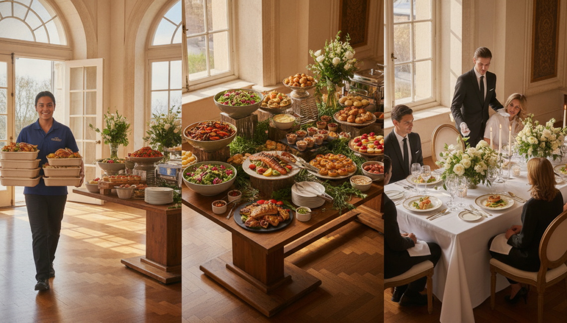 découvrez comment choisir entre la livraison, le buffet ou le service à table pour votre prestation traiteur, en fonction de vos besoins et de l'événement.